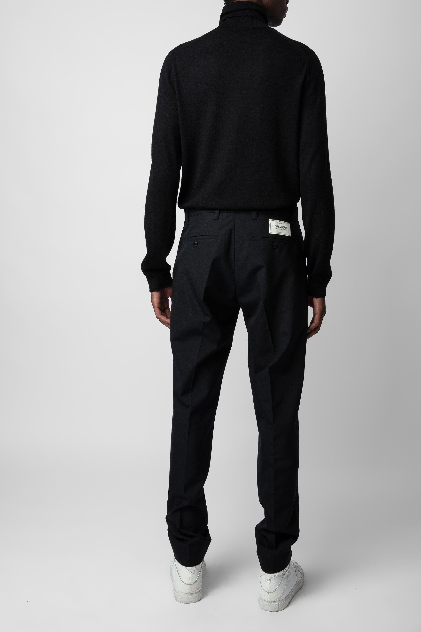 Pantalon Paris en laine - Noir