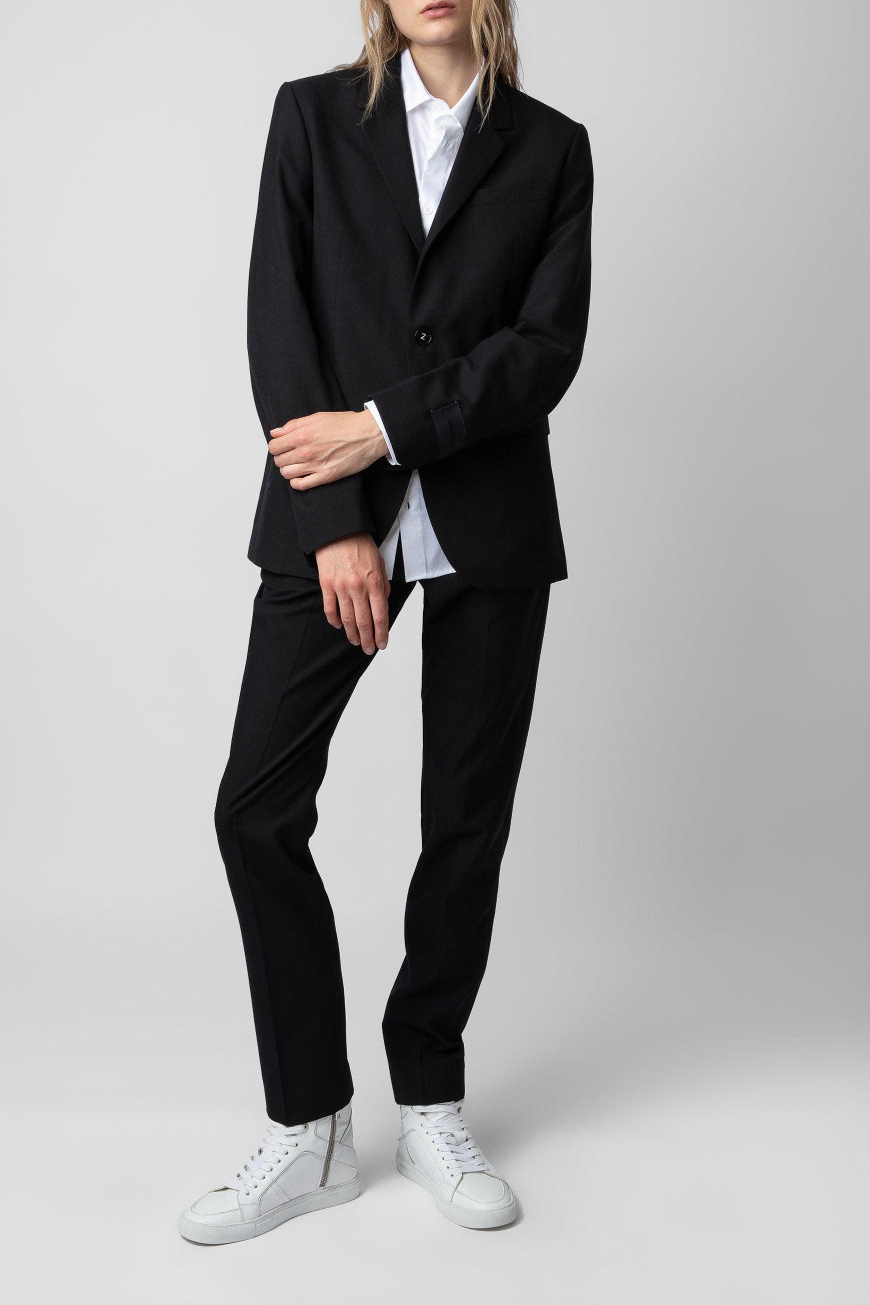 Pantalon Paris en laine - Noir