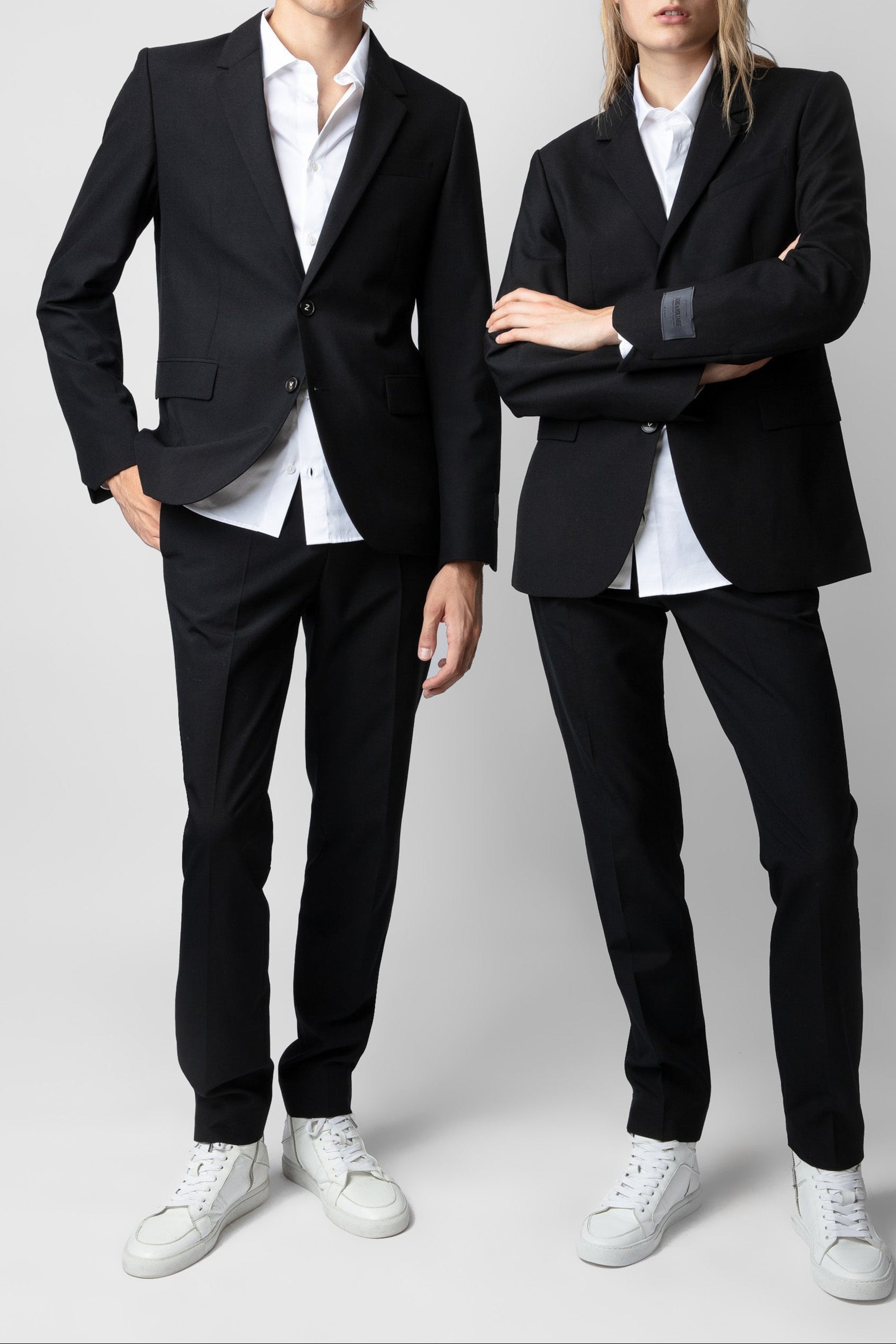 Pantalon Paris en laine - Noir
