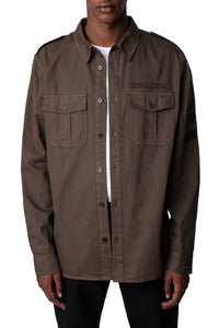 ZHORS LIGNE BRONZE SERGE LM COTTON LIGHT TWILL AR