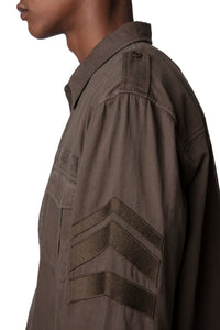 ZHORS LIGNE BRONZE SERGE LM COTTON LIGHT TWILL AR