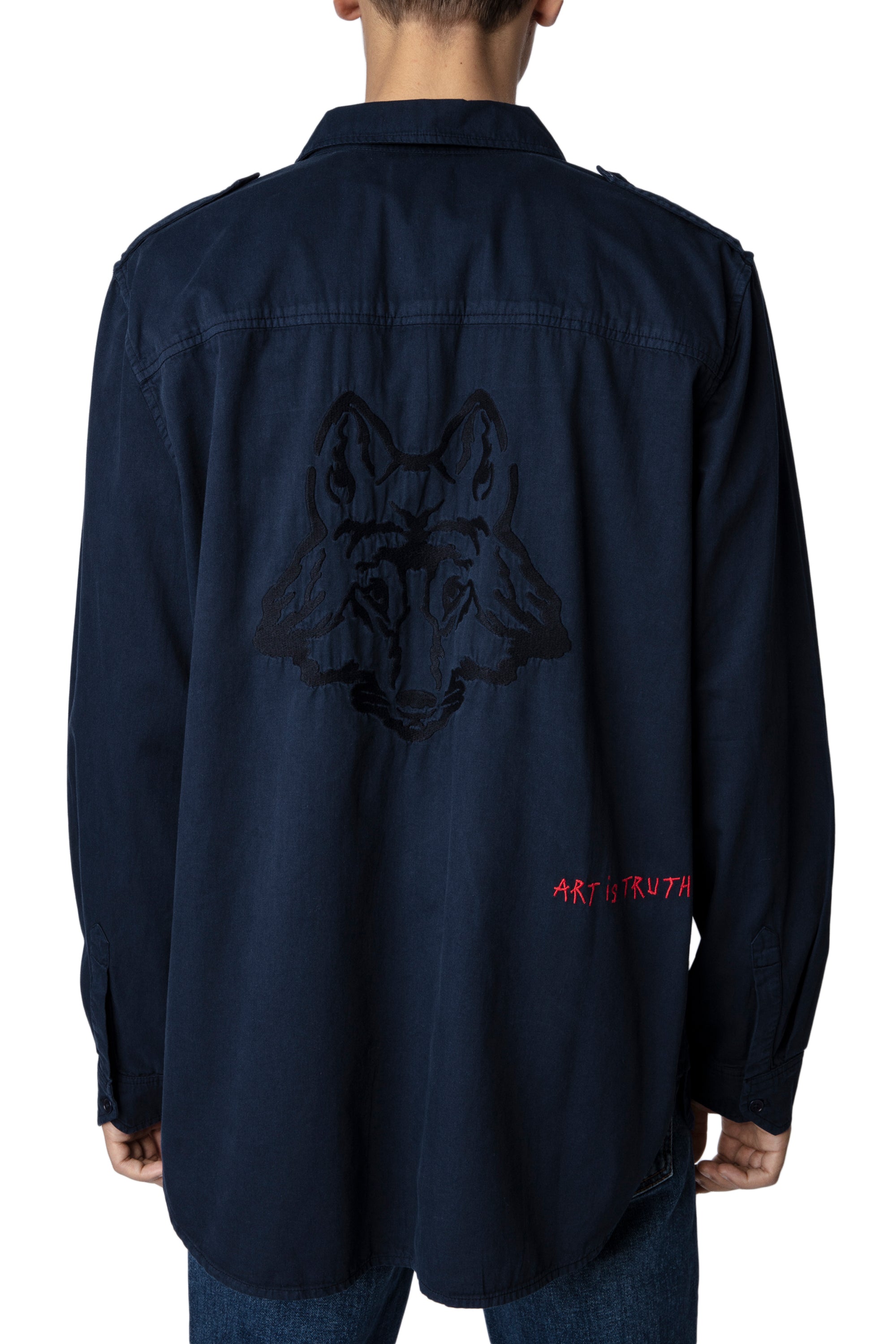 ZHORS LIGNE ENCRE SERGE LM COTTON LIGHT TWILL CU