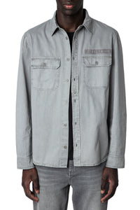 Chemise Serge Tab - Gris