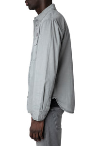Chemise Serge Tab - Gris