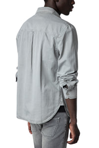 Chemise Serge Tab - Gris