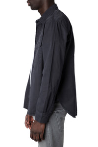 ZHORS LIGNE CARBONE SERGE TAB LM COTTON LIGHT TWIL