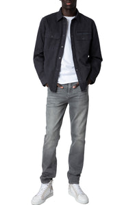 ZHORS LIGNE CARBONE SERGE TAB LM COTTON LIGHT TWIL