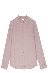 ZHORS MAUVE LINE STAN LC OFFICER LINEN LAVA