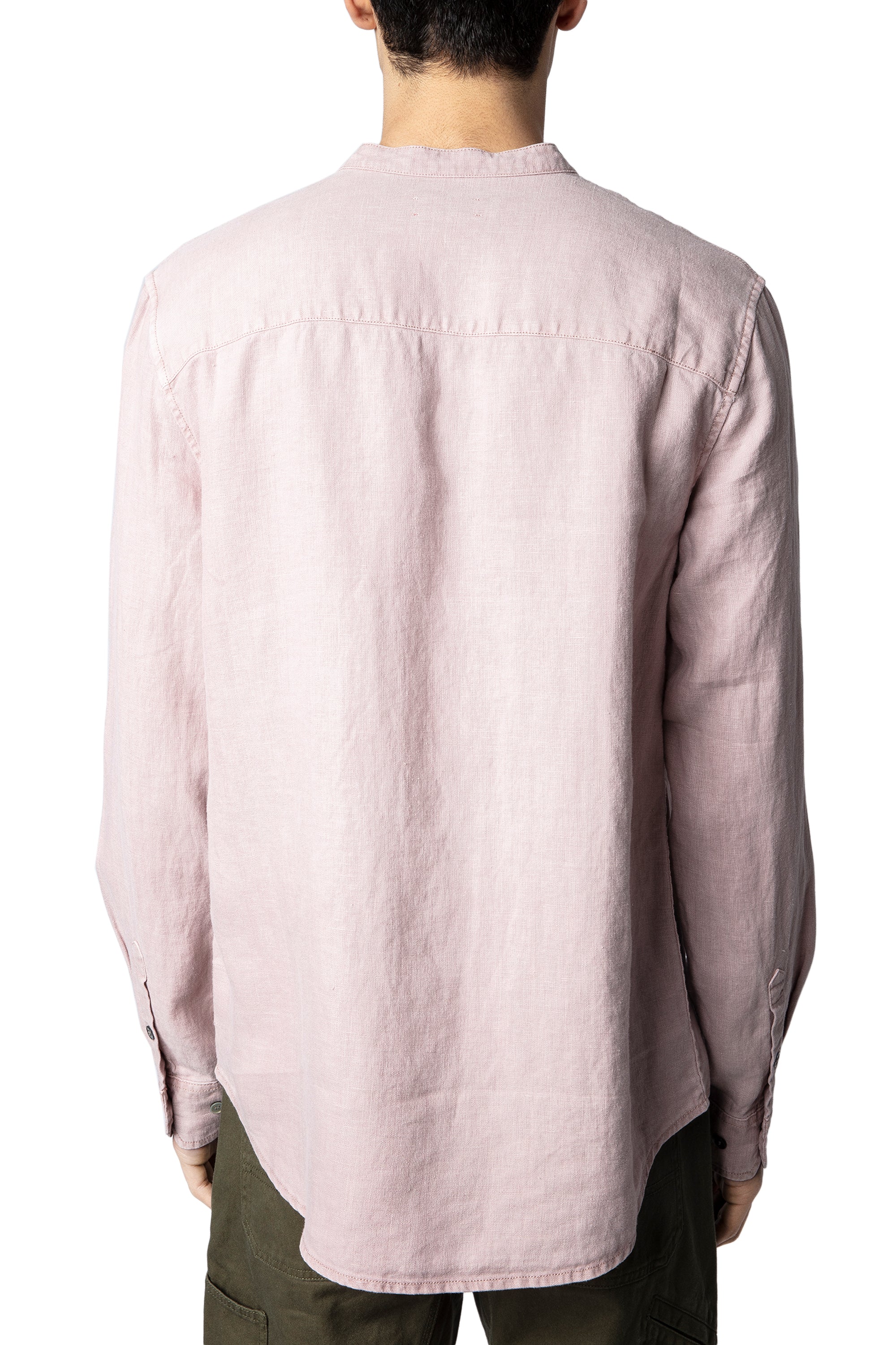ZHORS MAUVE LINE STAN LC OFFICER LINEN LAVA