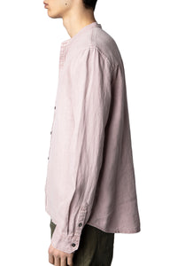 ZHORS MAUVE LINE STAN LC OFFICER LINEN LAVA