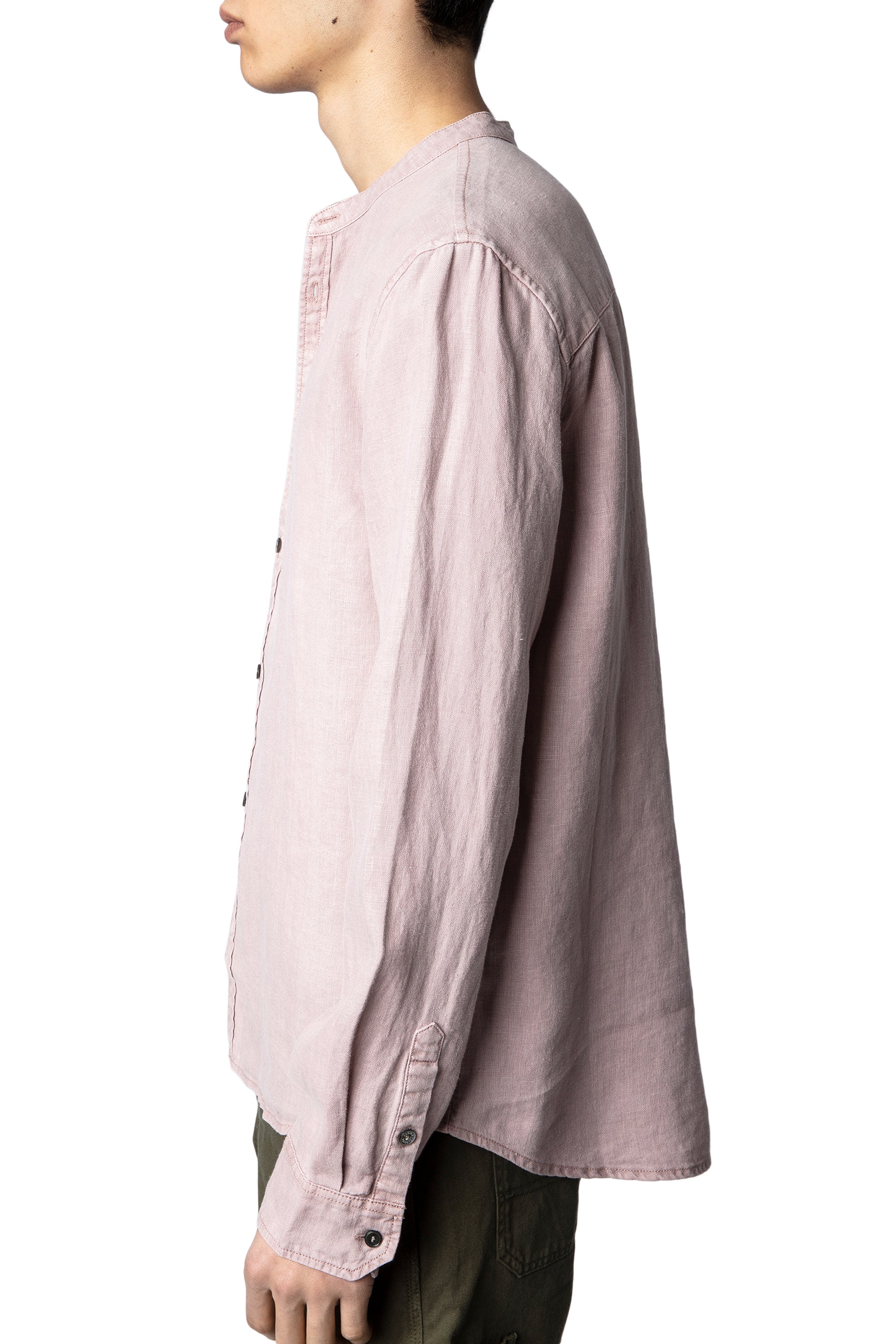 ZHORS MAUVE LINE STAN LC OFFICER LINEN LAVA