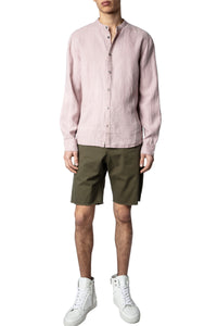 ZHORS MAUVE LINE STAN LC OFFICER LINEN LAVA