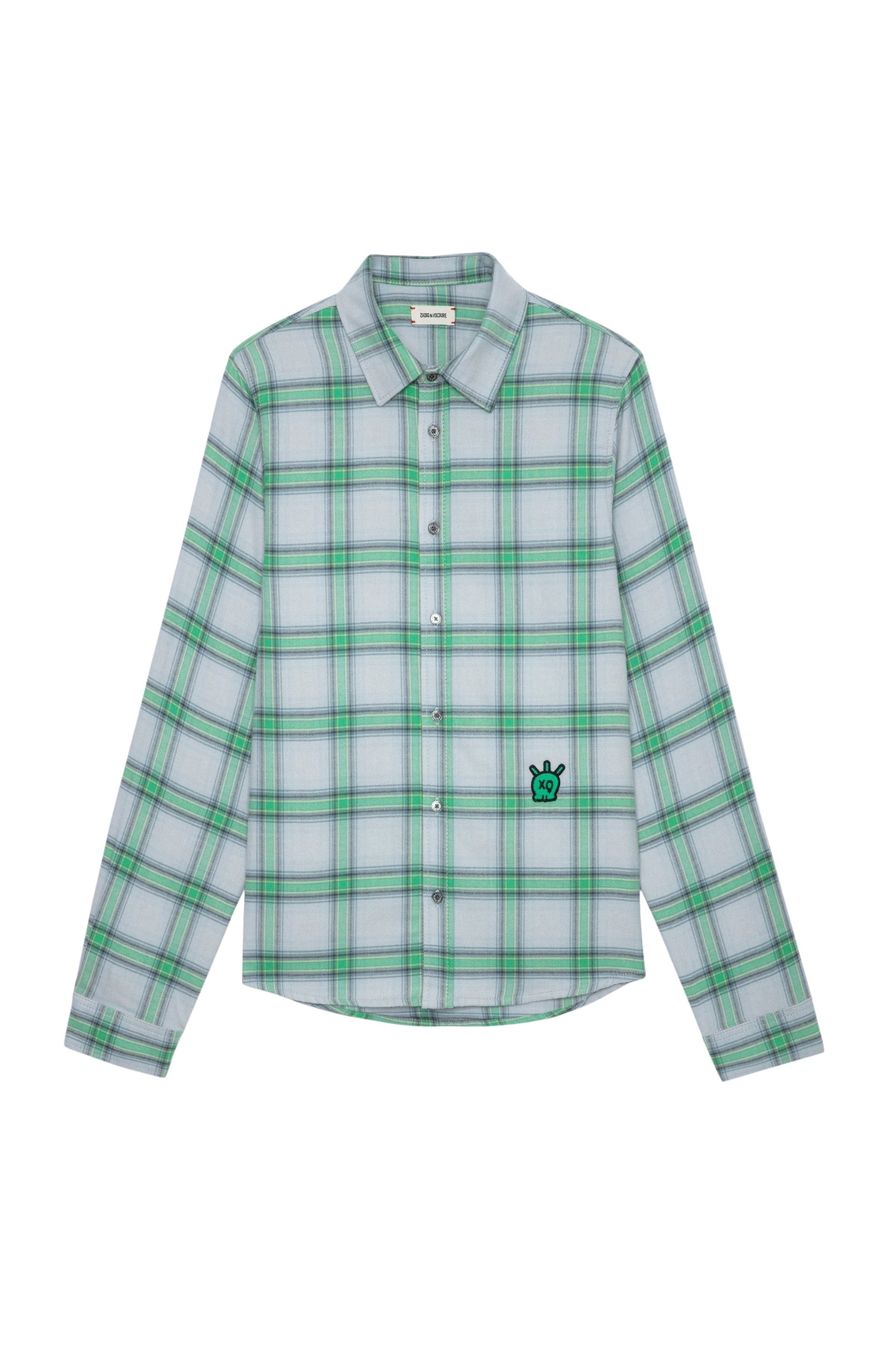 Chemise Stan Skull - Acid Green