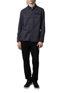 Chemise Serge - Ardoise