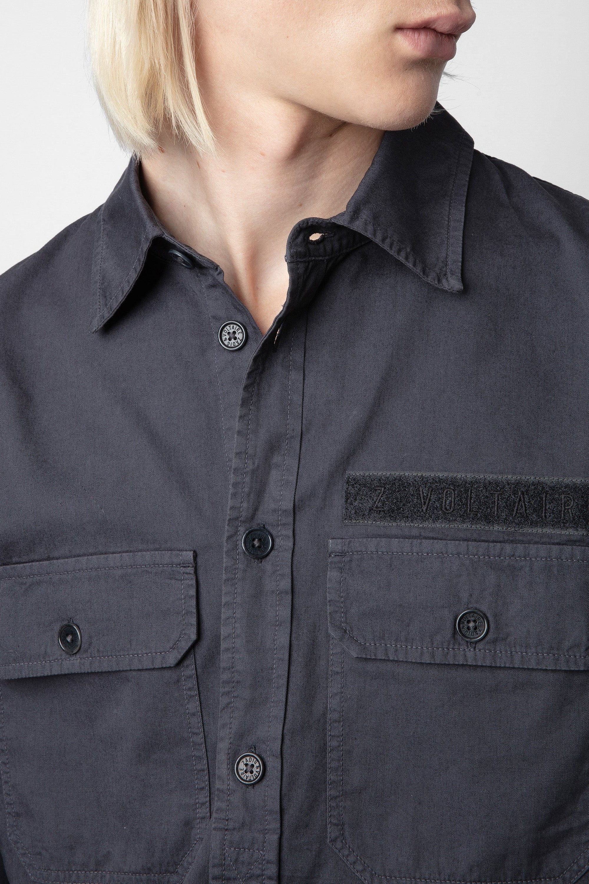 Chemise Serge - Ardoise