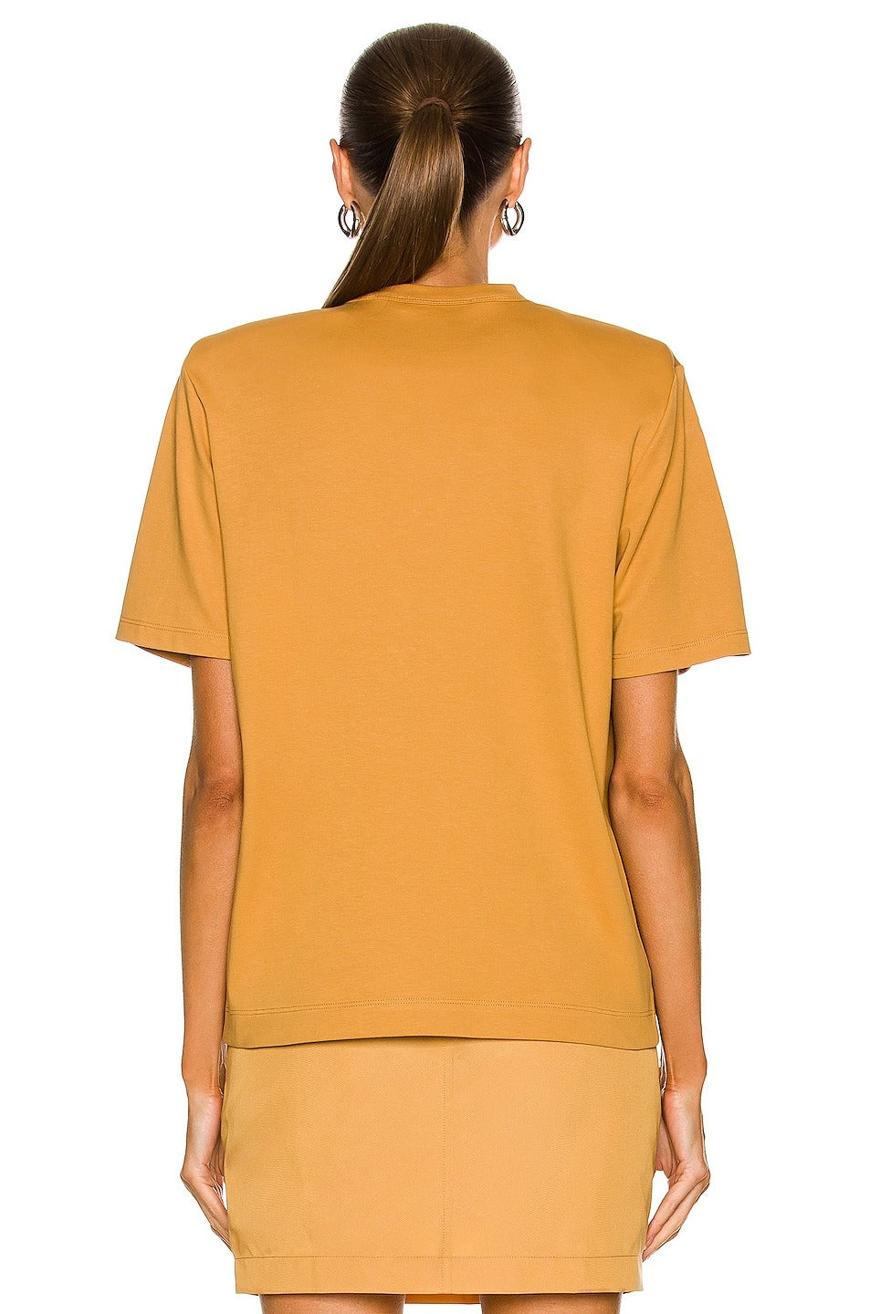Shoulder Pad T-shirt - Mustard