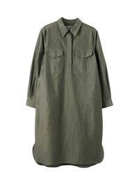 Robe à doubles poches - Green