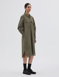 Robe à doubles poches - Green