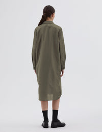 Robe à doubles poches - Green