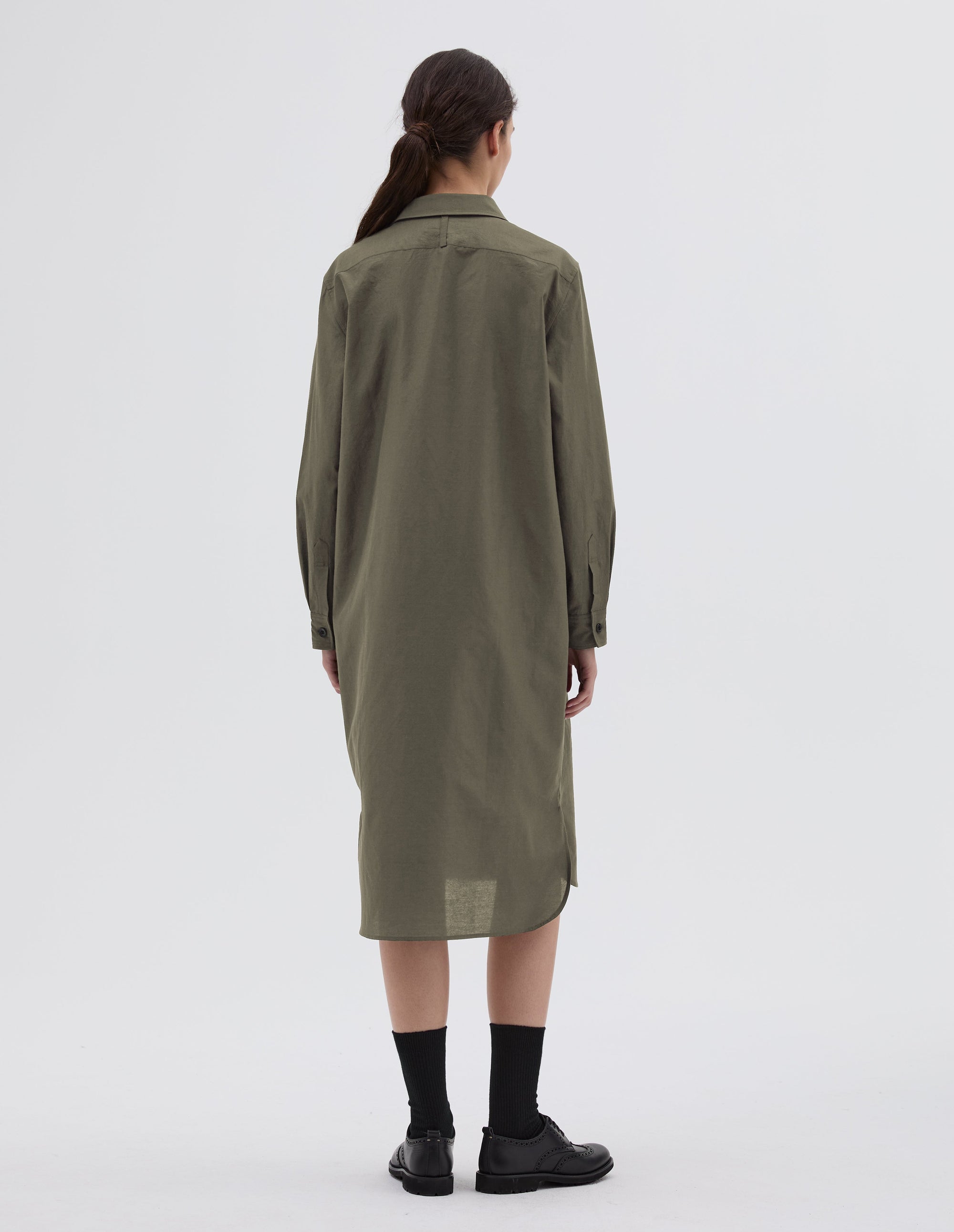 Robe à doubles poches - Green