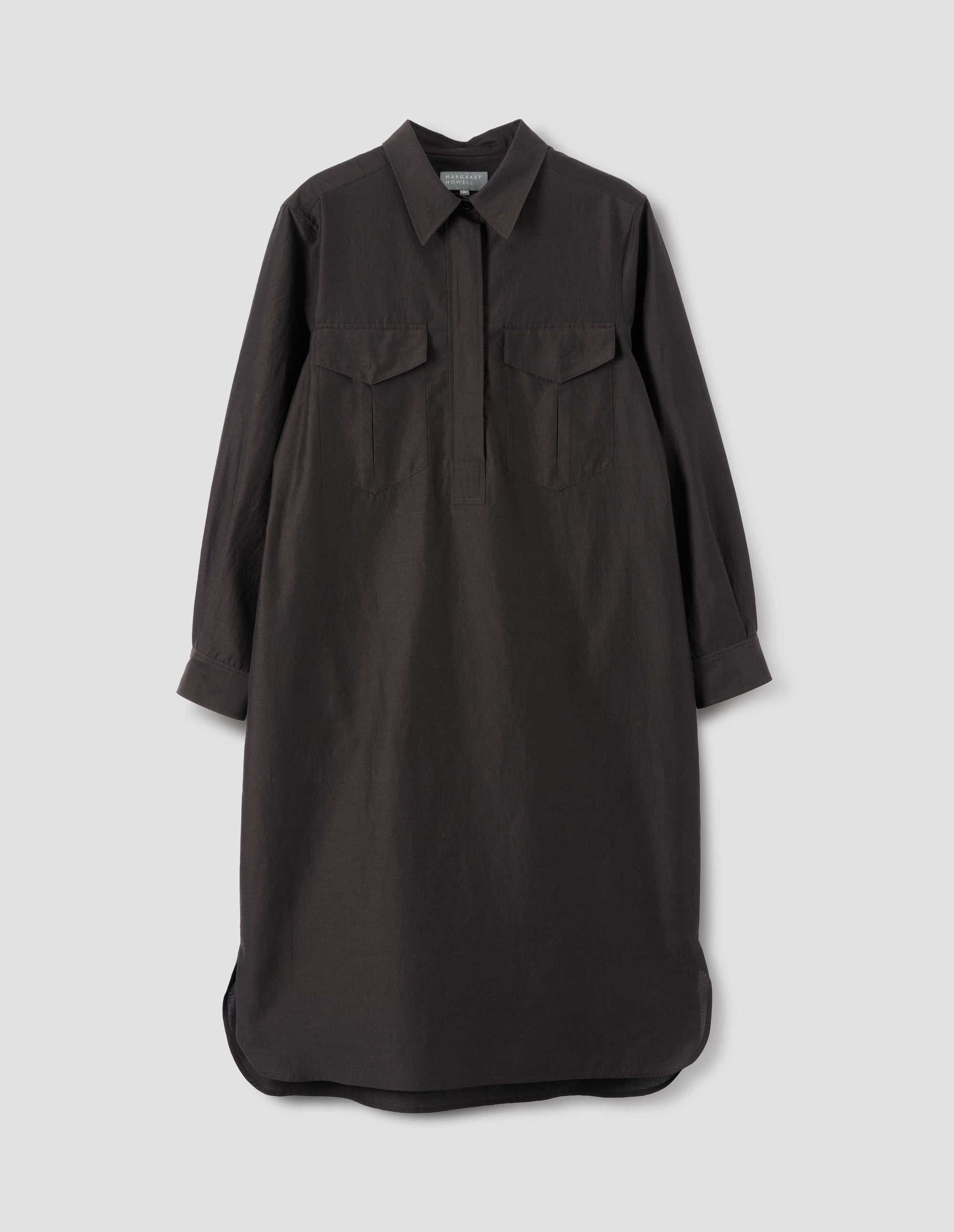 Robe à doubles poches - Dark-Brown & Brown