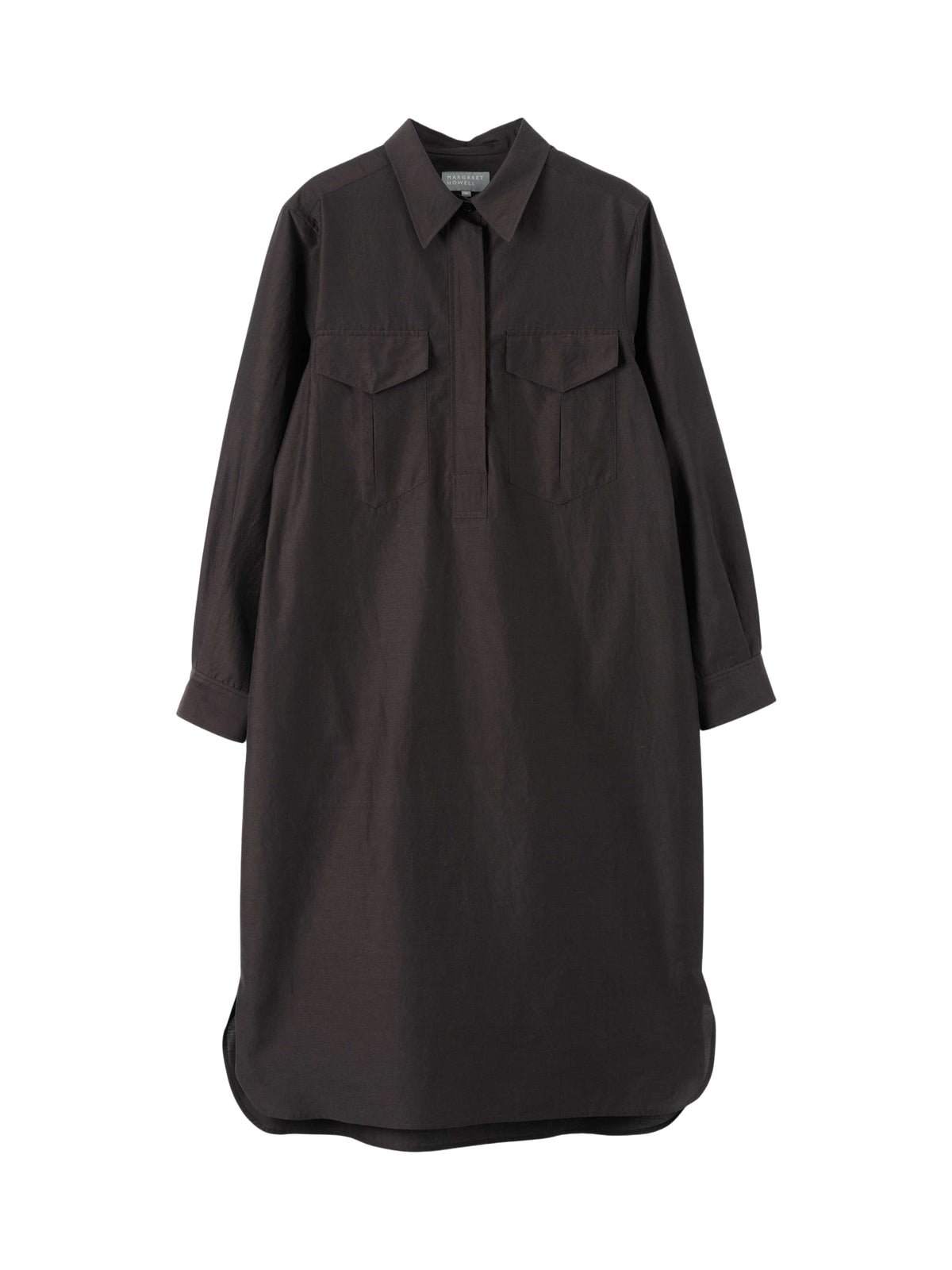 Robe à doubles poches - Dark Brown & Brown