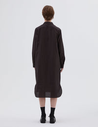 Robe à doubles poches - Dark-Brown & Brown