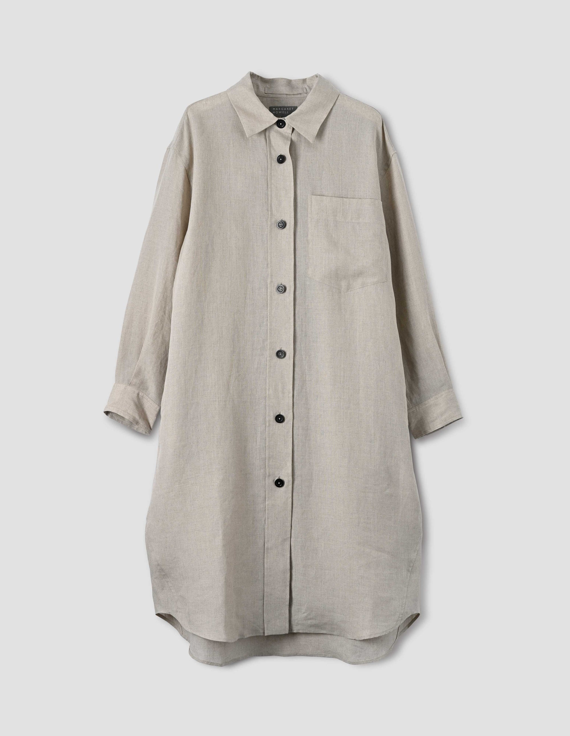 Robe-chemise oversize - Natural