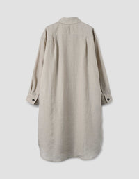 Robe-chemise oversize - Natural