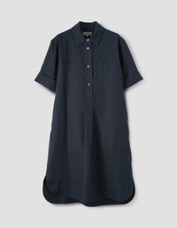 Robe-chemise manches courtes - Navy