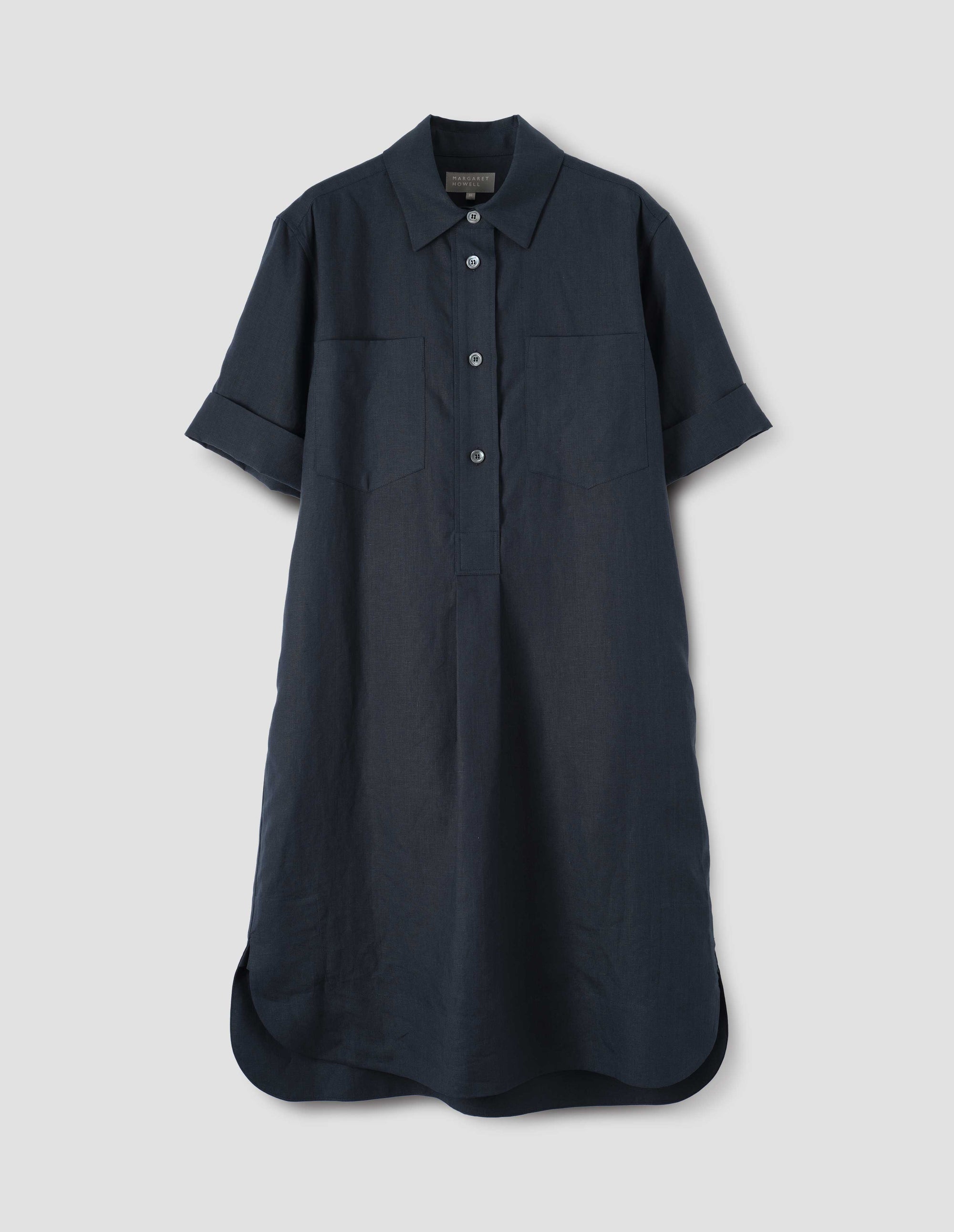 Robe-chemise manches courtes - Navy