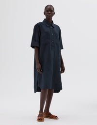 Robe-chemise manches courtes - Navy