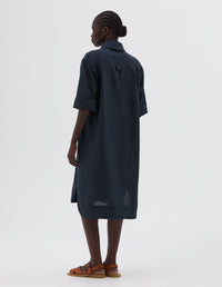 Robe-chemise manches courtes - Navy