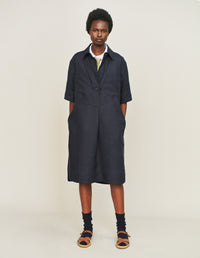 Robe-chemise manches courtes - Navy