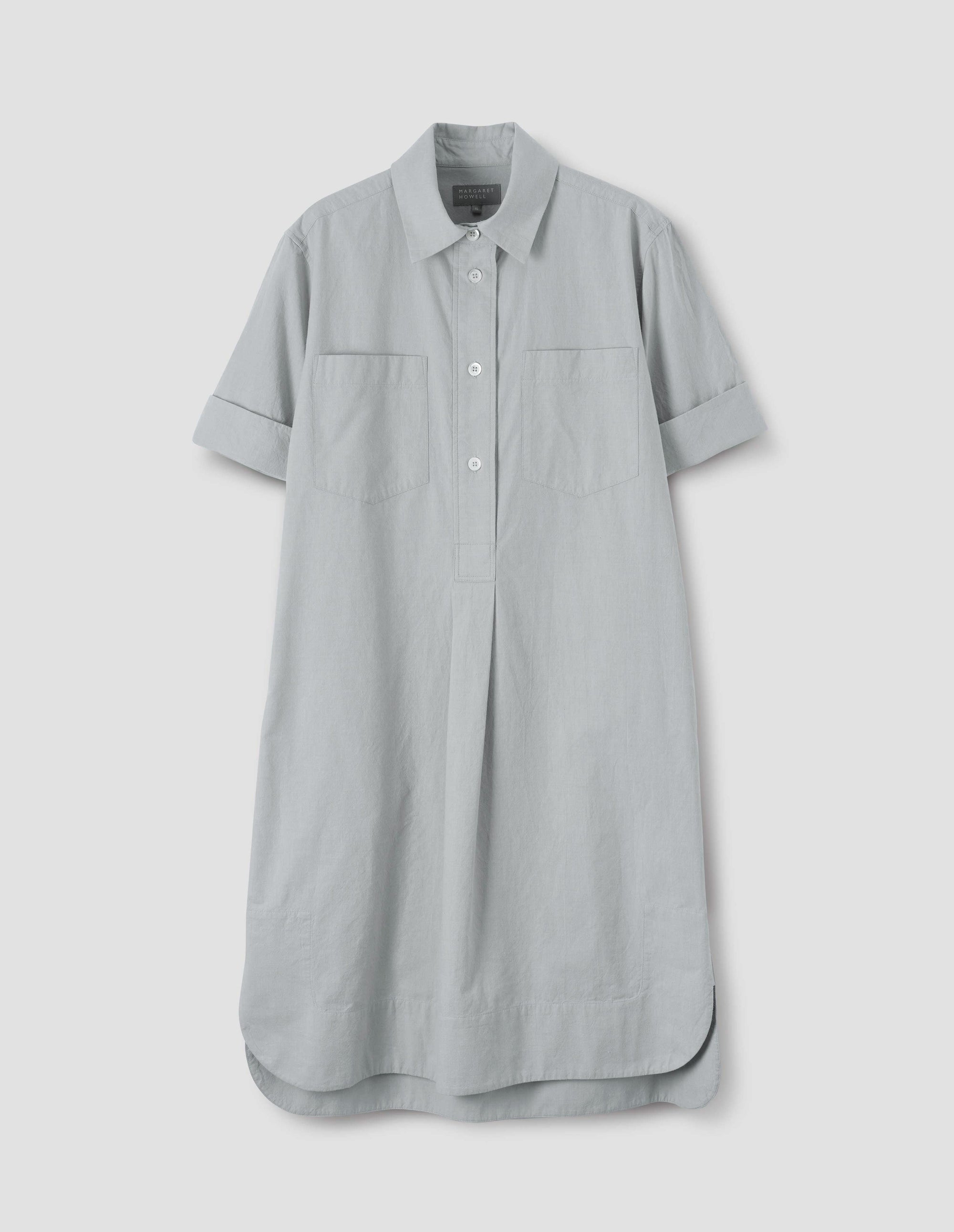 Robe-chemise manches courtes - Gray