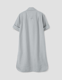 Robe-chemise manches courtes - Gray