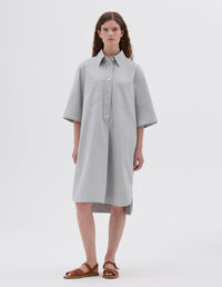 Robe-chemise manches courtes - Gray