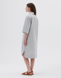 Robe-chemise manches courtes - Gray