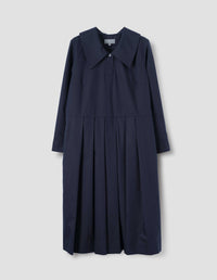 Robe à grand col - Dark Navy