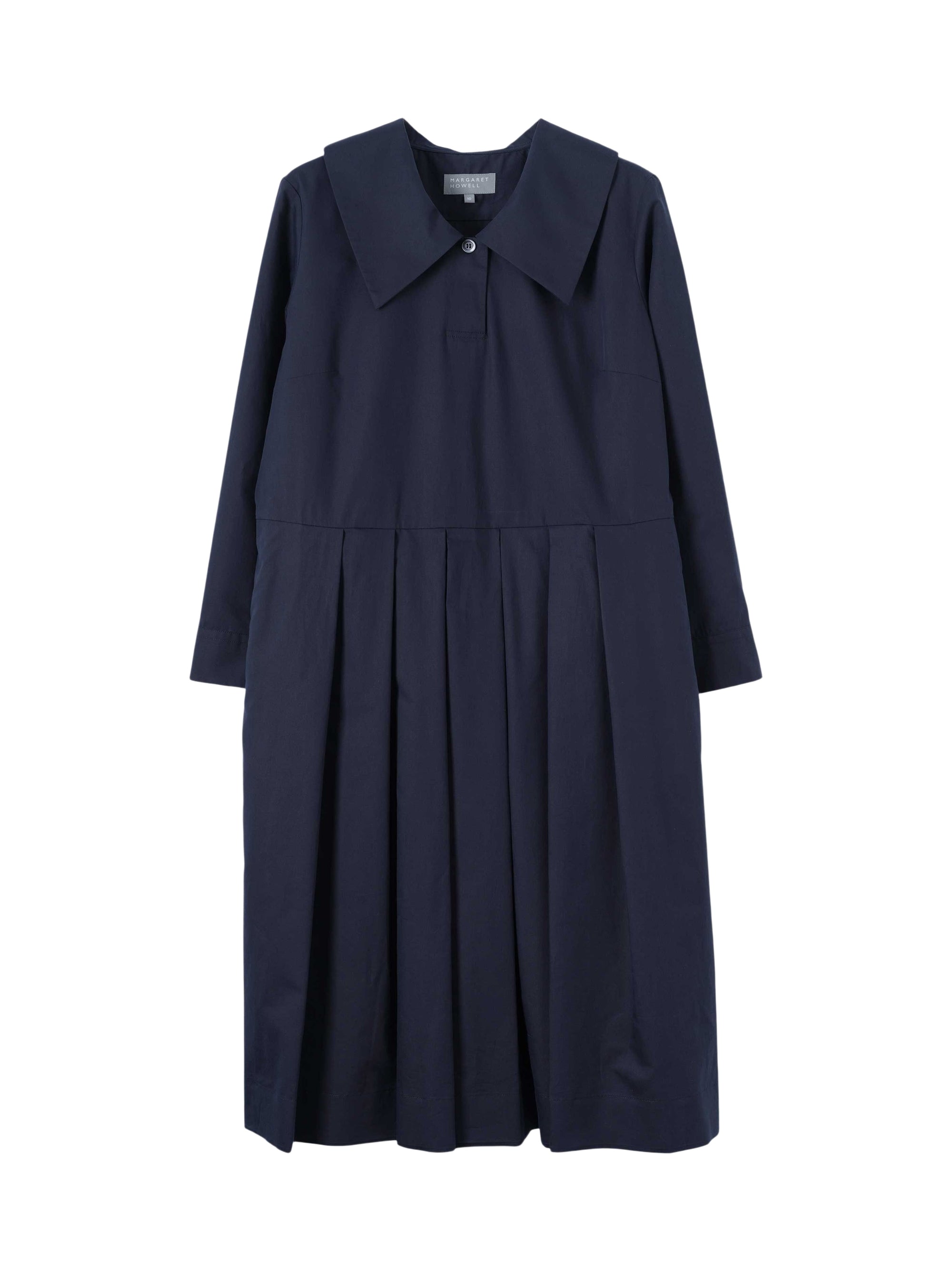 Robe droite plissée - Dark Navy
