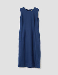 Robe boutonnée au dos - Blue
