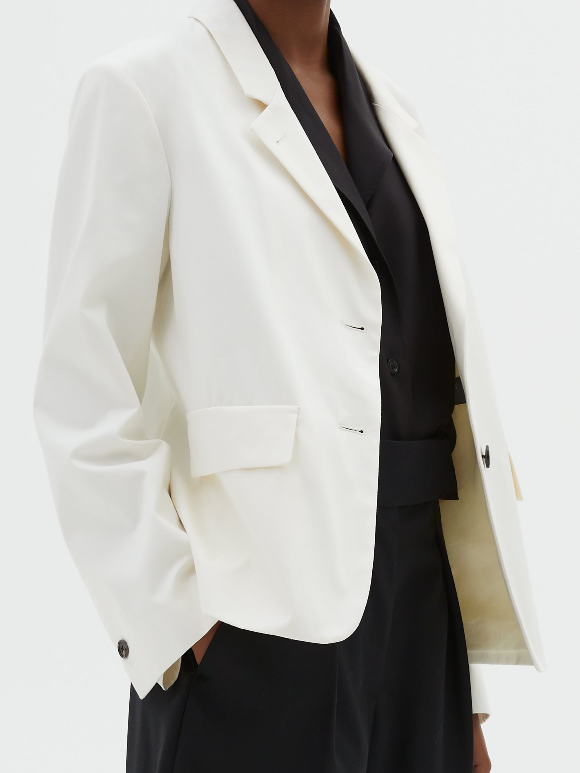 Blazer à poches à rabat - Off White