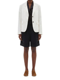 Blazer à poches à rabat - Off White