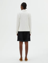 Blazer à poches à rabat - Off White