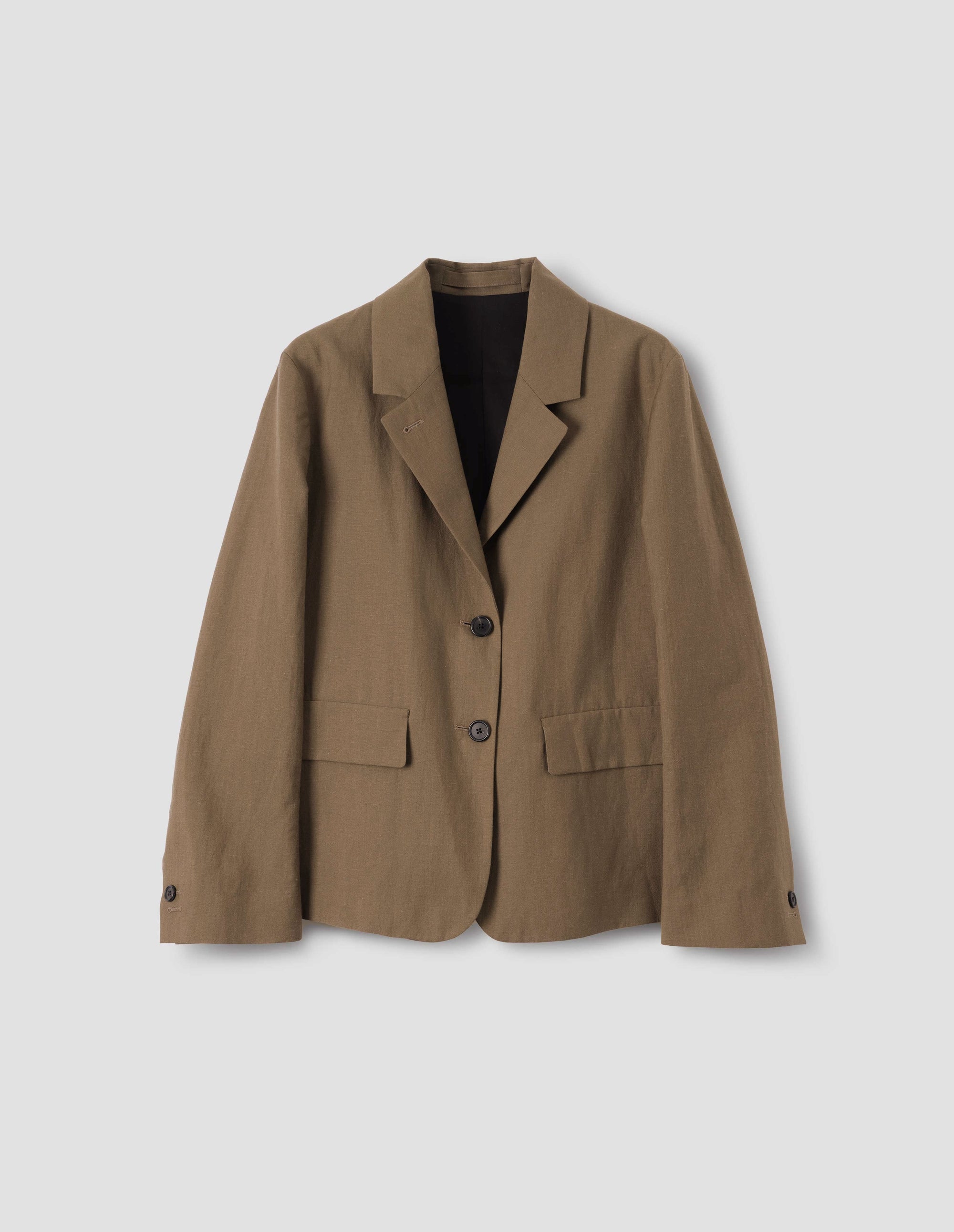 Blazer à poches à rabat - Beige & Brown