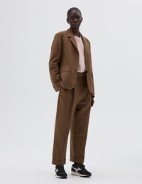 Blazer à poches à rabat - Beige & Brown