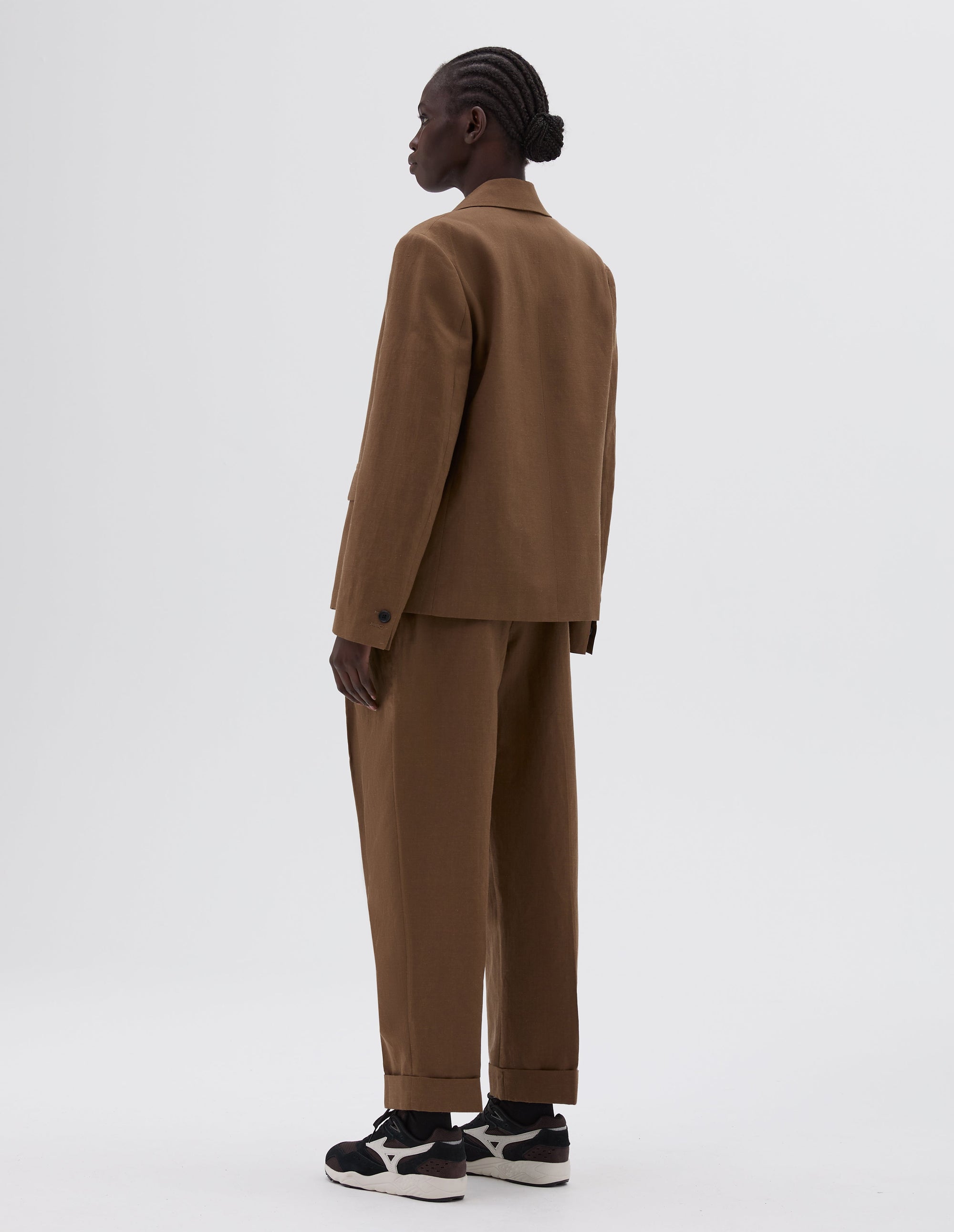 Blazer à poches à rabat - Beige & Brown