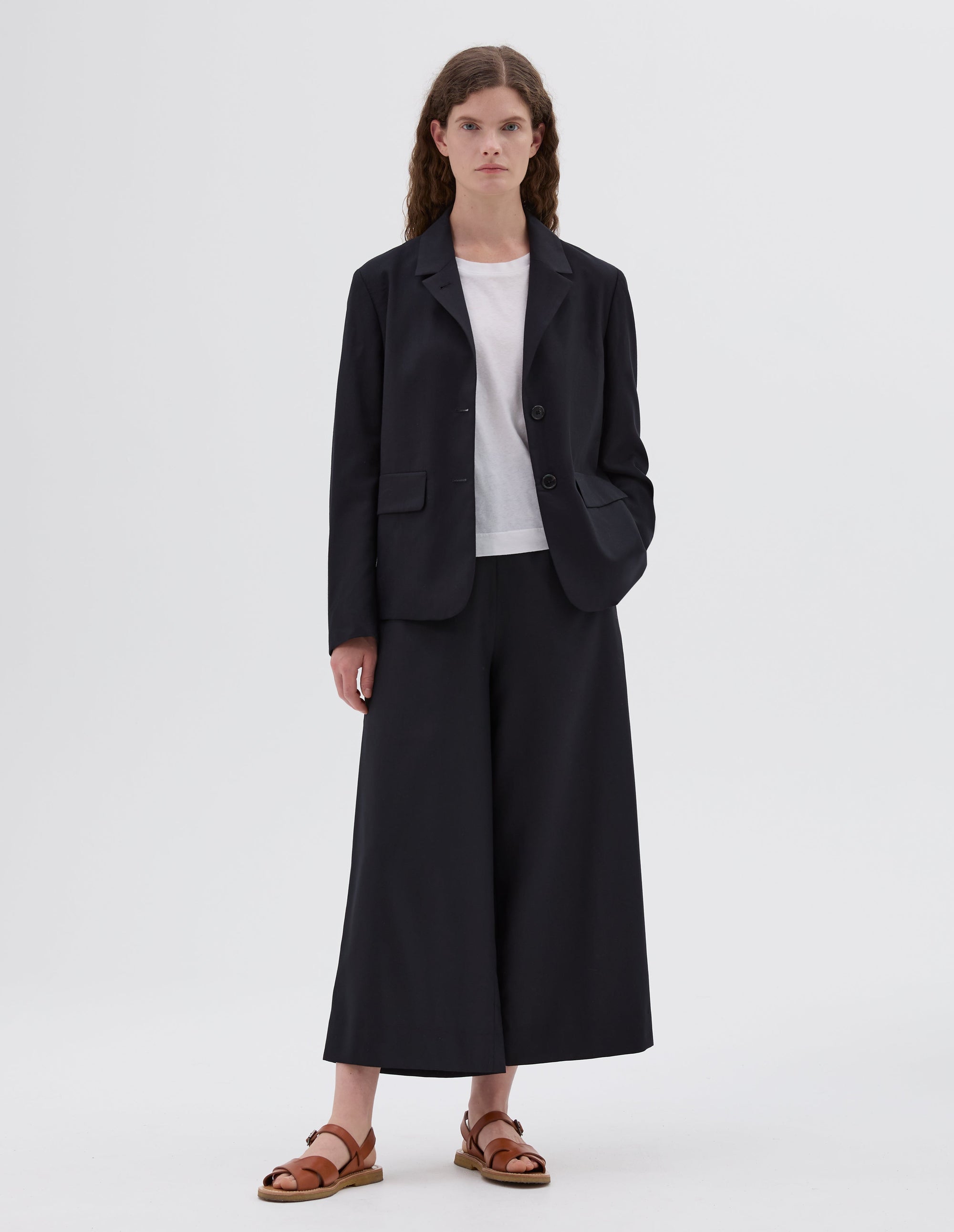 Blazer à poches à rabat - Navy