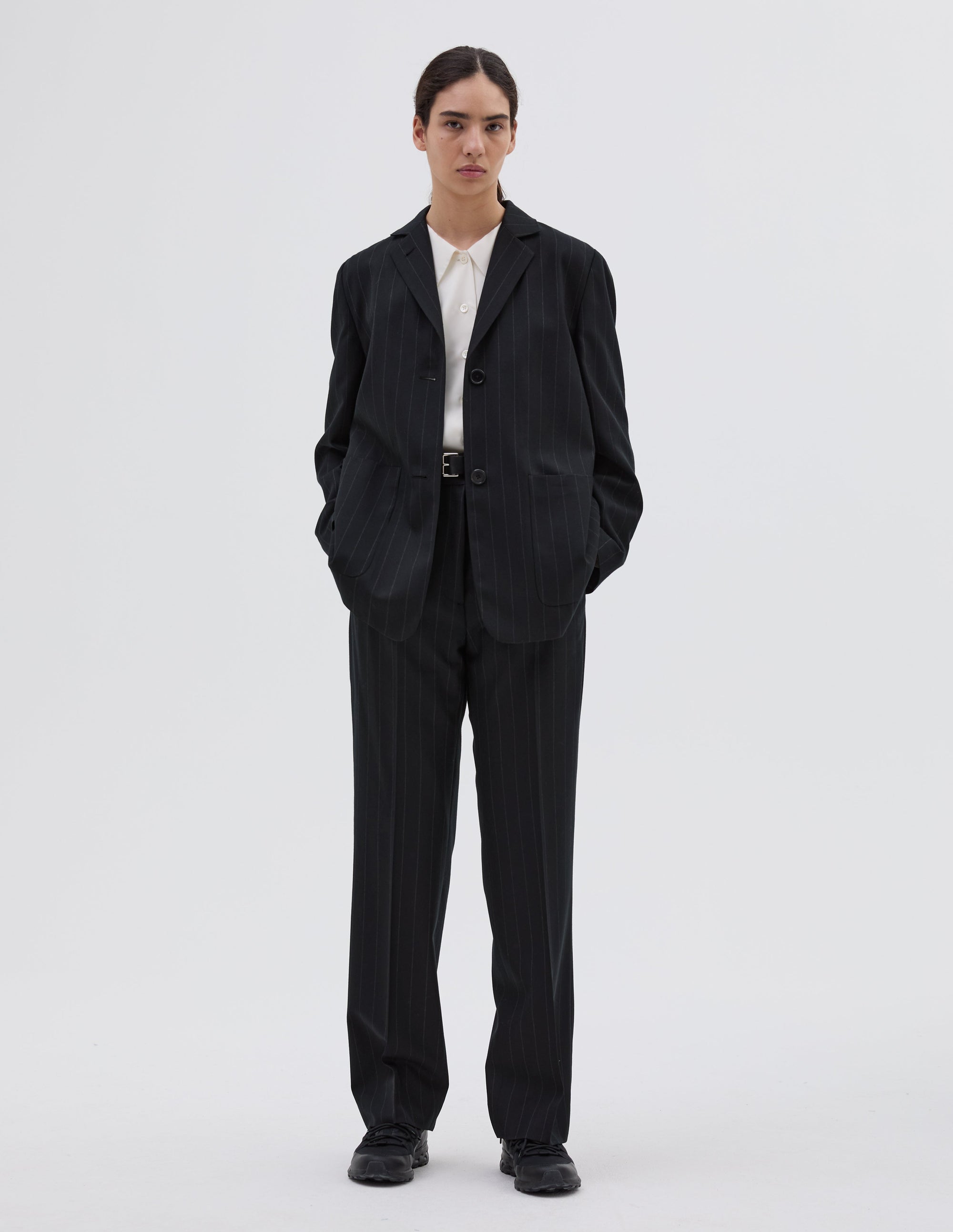 Blazer coupe décontractée - Black & Grey