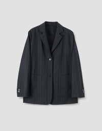 Blazer coupe décontractée - Black & Grey